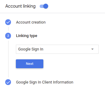 Account Linking With Google Sign In