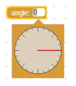 Angle picker with default editor size