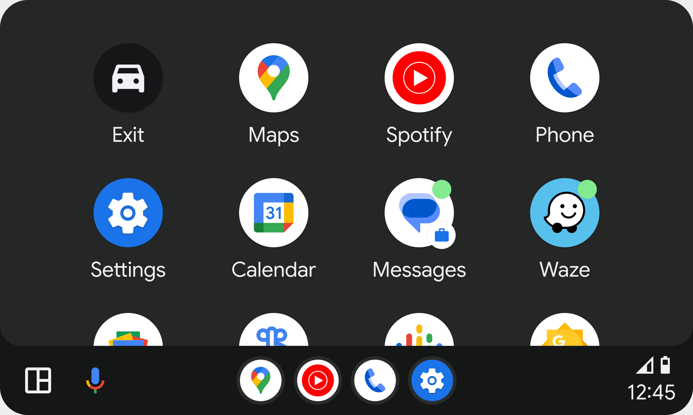 App launcher anatomy