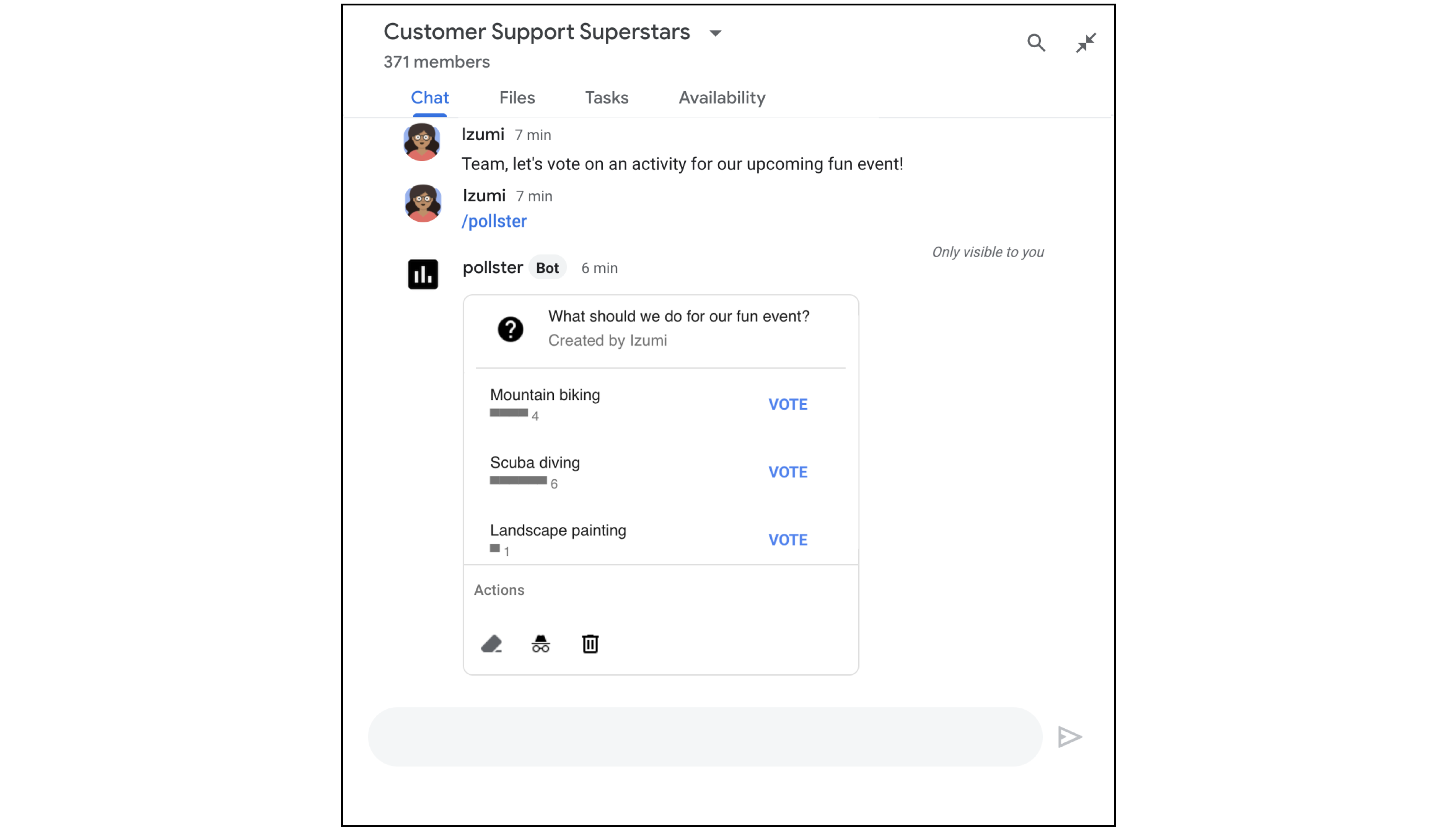 Google support chat online