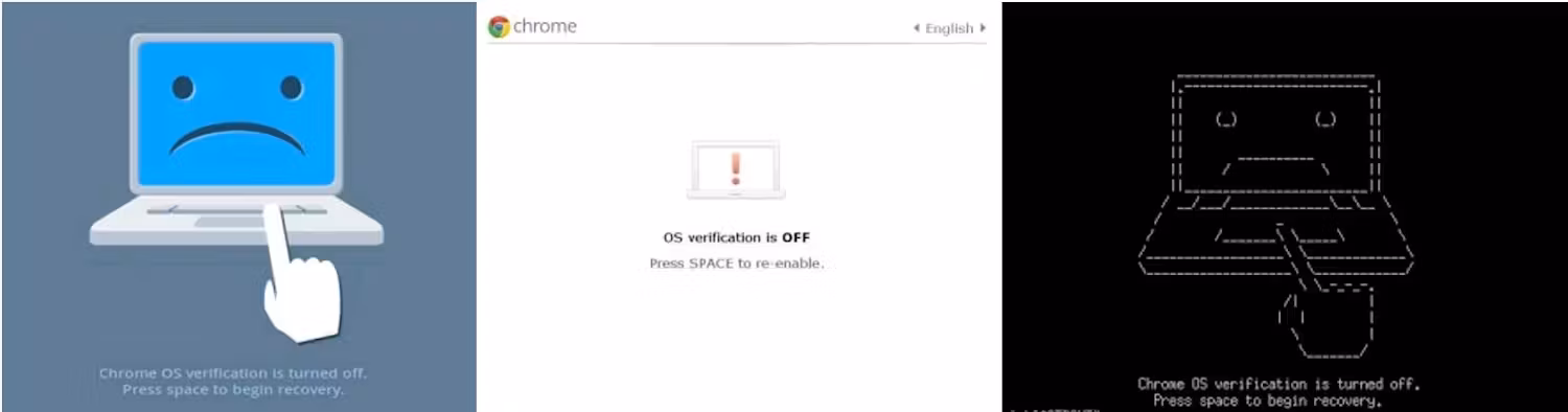 2. Ekrany potwierdzenia trybu programisty.