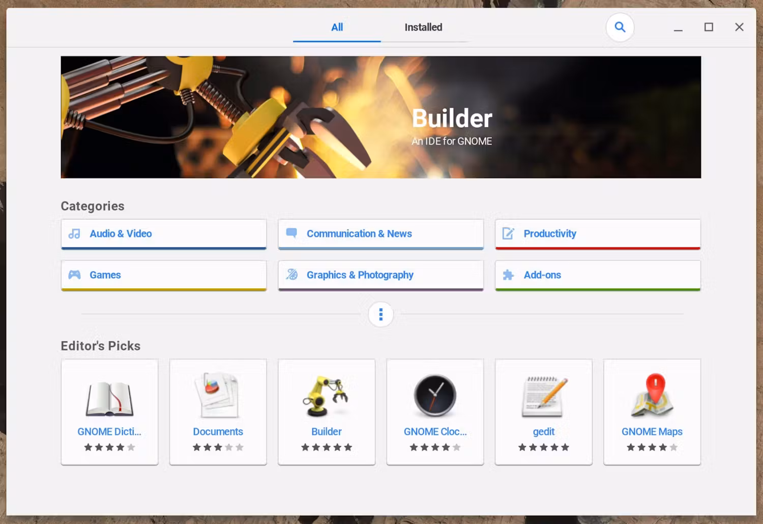 ChromeOS-এ চলমান সফ্টওয়্যার।