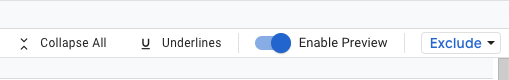 झलक देखने की सुविधा को टॉगल करने का तरीका