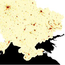 DOE/ORNL/LandScan_HD/Ukraine_202201