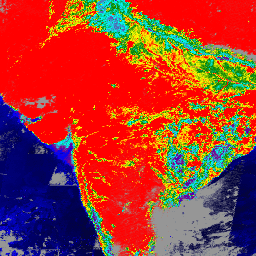 Immagine di esempio MODIS/061/MCD19A1_GRANULES