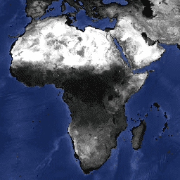 Imagen de muestra de MODIS/061/MCD43A3