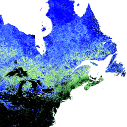 Imagen de muestra MODIS/061/MOD10A1