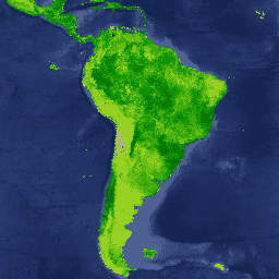 Imagen de muestra MODIS/061/MOD17A2H