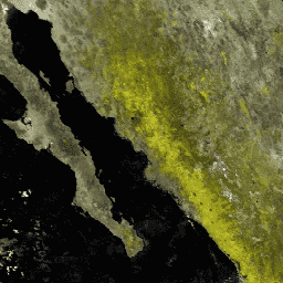 Imagem de amostra MODIS/061/MYD09Q1