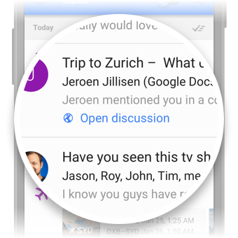 A Go-To Action in Inbox