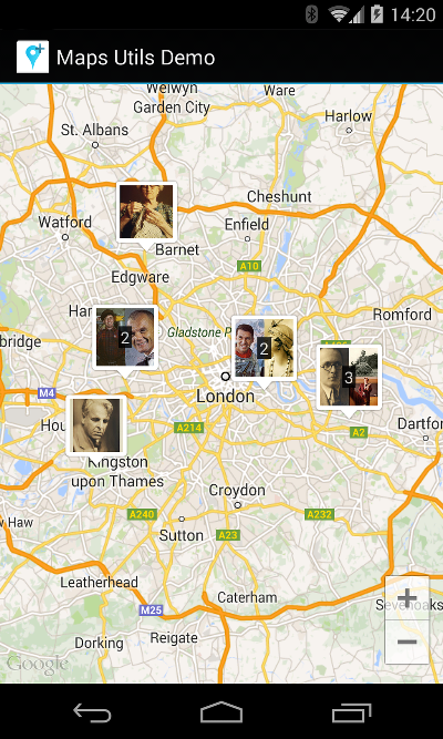 Google Maps Android 标记聚类实用程序 Maps Sdk For Android