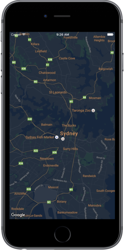 Quick Map Styling - Night Mode Google Maps SDK for iOS Quick Map Styling - Night Mode Google Maps SDK for iOS