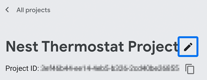 Name des Gerätezugriff-Projekts