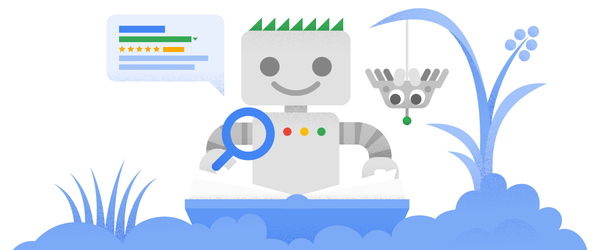 El robot de Google y Crawley exploran la Web.