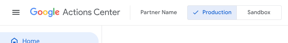 Figure 1. Environment switcher