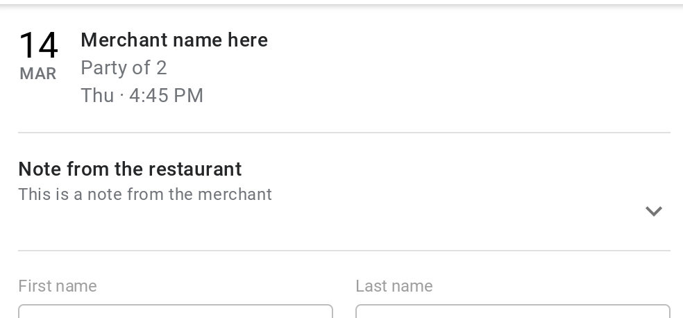 Phương thức đặt phòng hiển thị phần Lưu ý quan trọng