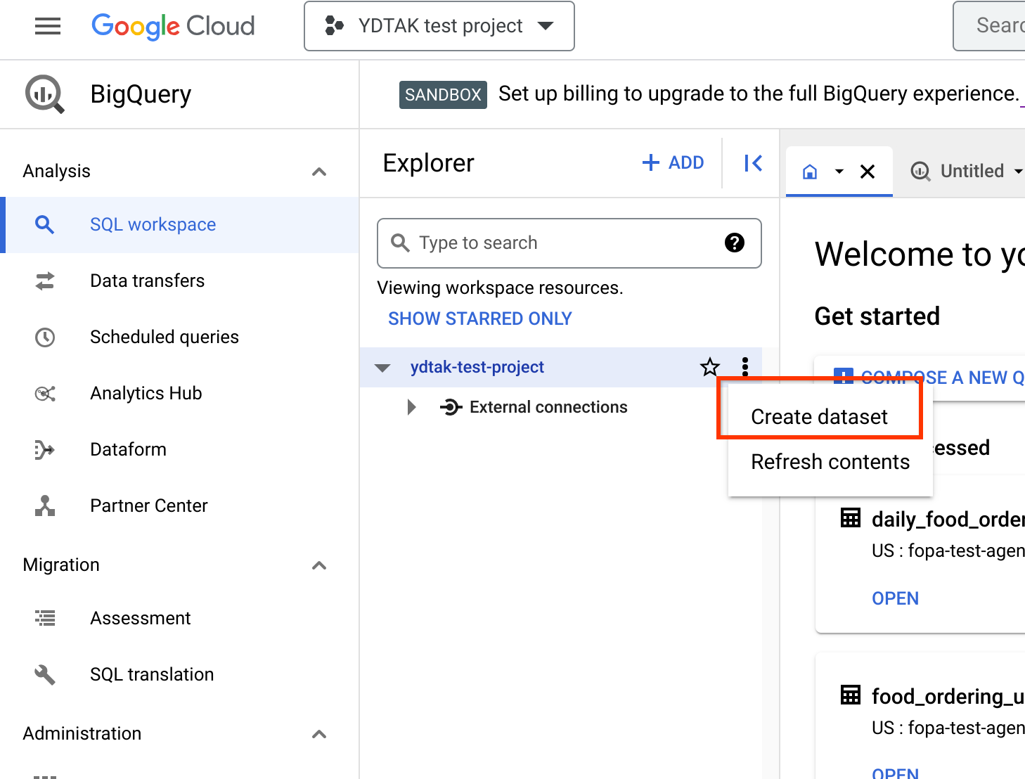 BigQuery export | Google Actions Center | Google for Developers
