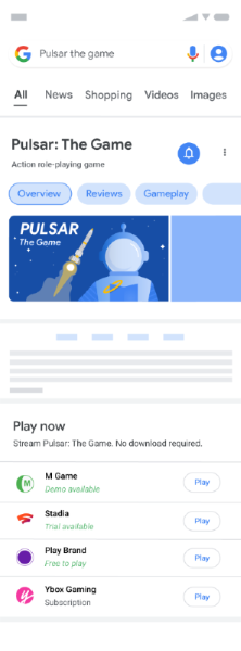 Mobilna wersja działań w Grach Play