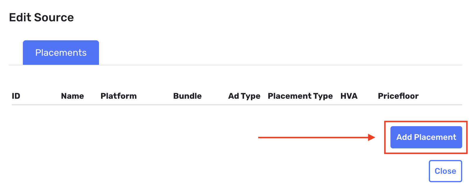 Caixa de diálogo "Editar origem"