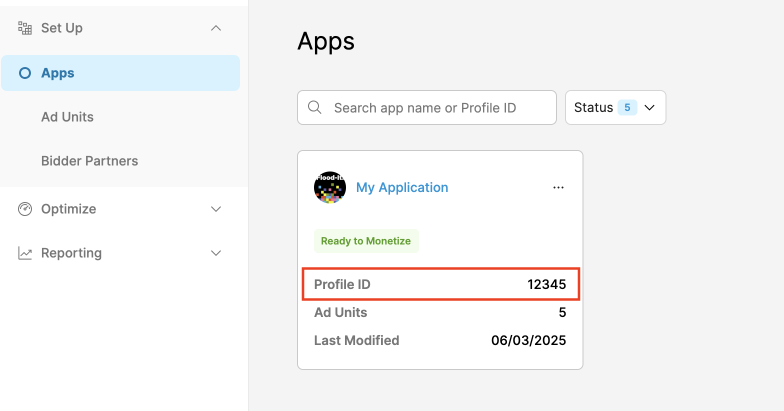 App Profile ID