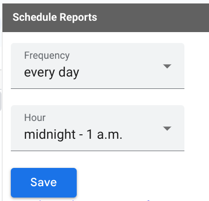Calendrier du module complémentaire Google Analytics pour Sheets