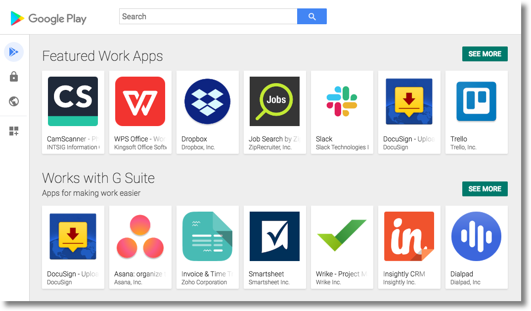 iframe של Google Play לארגונים