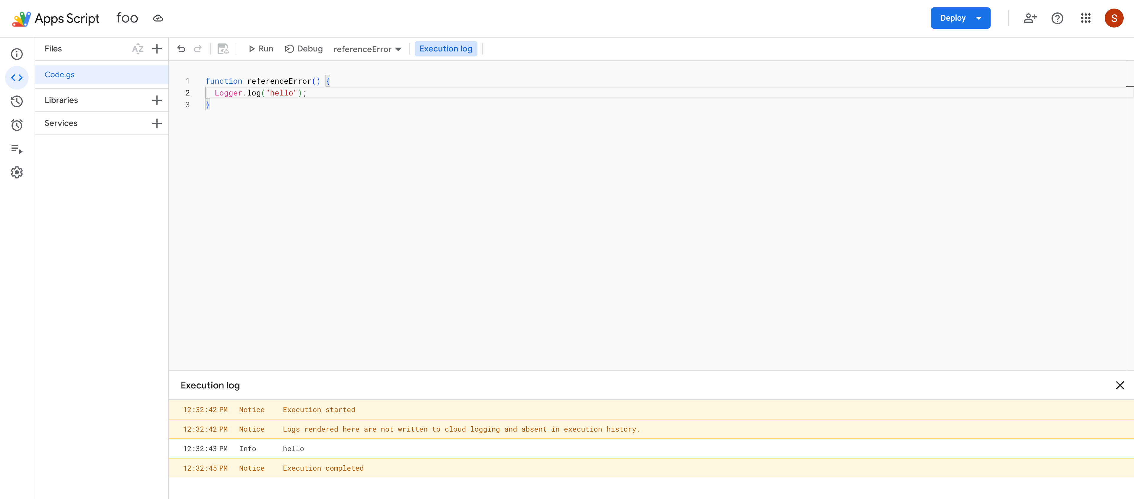 Aviso de supressão de registros