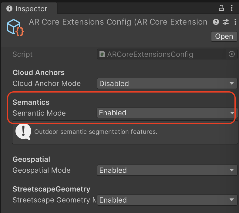 تم ضبط وضع الدلالات على "مفعَّل".