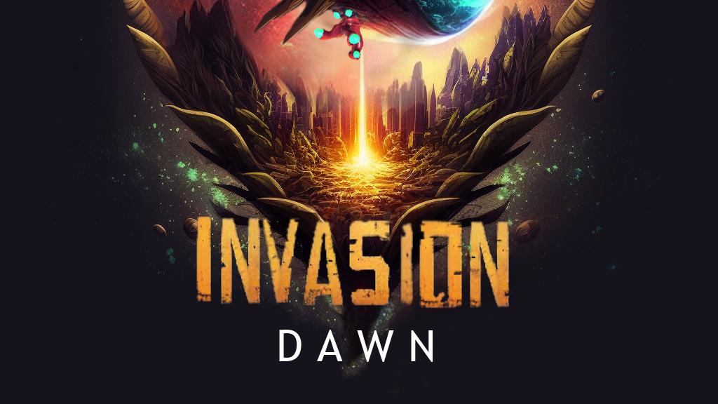 Invasion Dawn ロゴ ハッカソンの画像