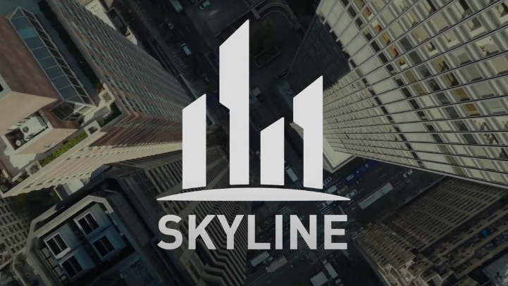 Imagen de hackatón con logotipo de Skyline