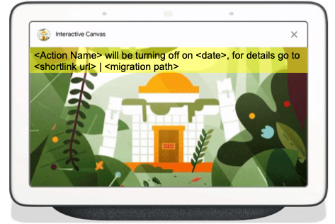 Bir bildirim banner'ı gösteren akıllı ekran.