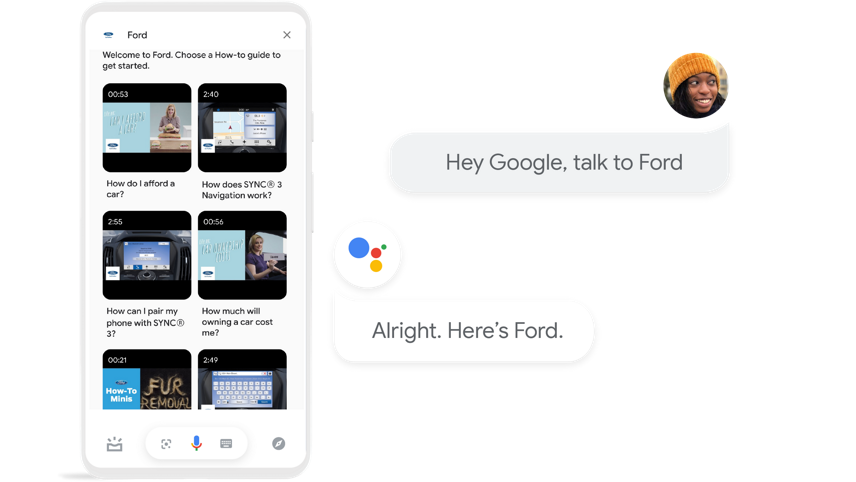 Actions on Google Content Actions | Google for Developers