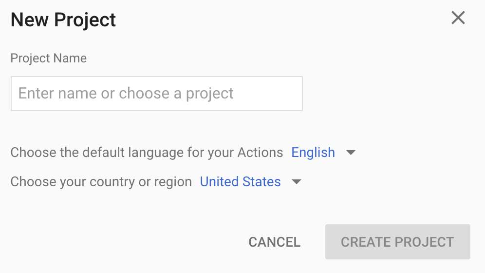 Dodawanie lub importowanie projektu