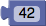 A number block whose value is preset to 42.