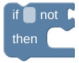 Custom statement block for an if statement. Users can use a checkbox to
negate the if condition.