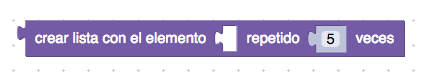 Blocco lists_repeat in spagnolo