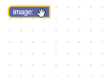 An animated GIF showing the image being clicked, the block collapsing, a
right-click to display the context menu, Expand Block being chosen, and the
block being expanded.