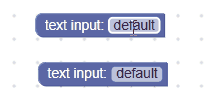 An animated GIF showing two blocks with text input fields. The first block has
spellcheck on and misspelled words are underlined with a wavy red line. The
second block has spellcheck off and misspelled words are not
underlined.
