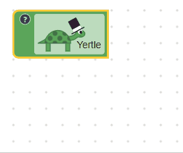 Turtle フィールド ブロックの折りたたみ