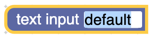 Image of text input
editor