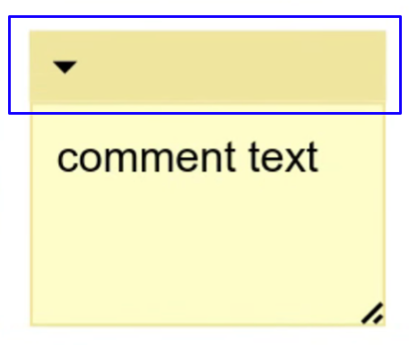 Workspace-Kommentar-Symbolleiste