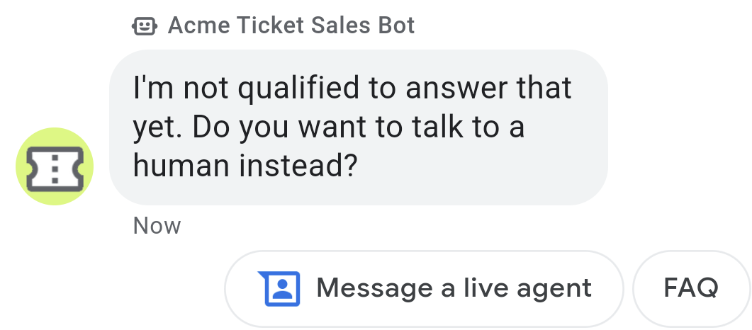I'm not qualified to answer that yet. Do you want to talk to a human instead?