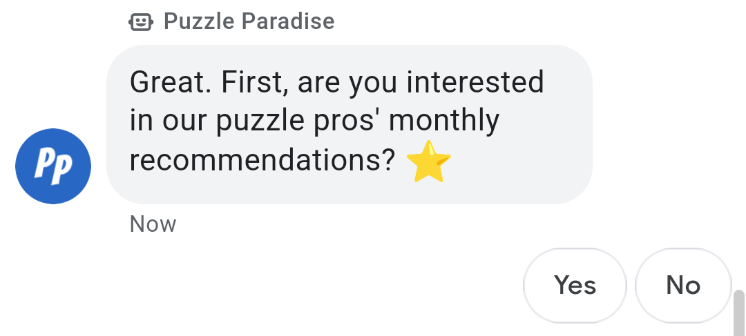 Agent asks if user is interested in pro recommendations