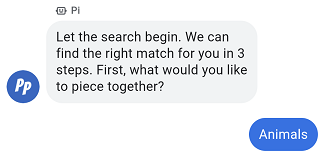 जानवरों के लिए सुझाए गए जवाब पर टैप किया गया