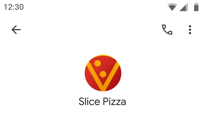 شعار ميزة "الرسائل التجارية"