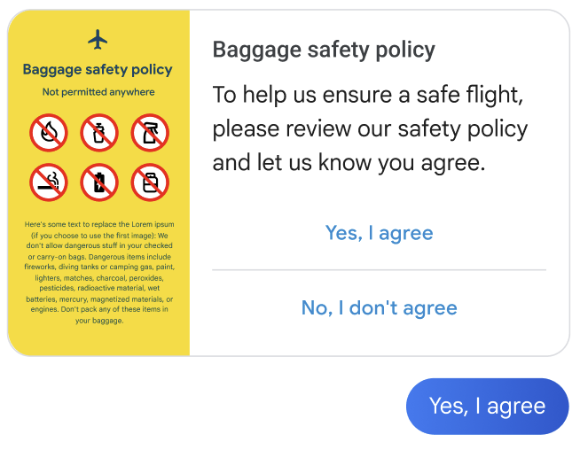 'सहमत हूं' पर टैप किया गया हो