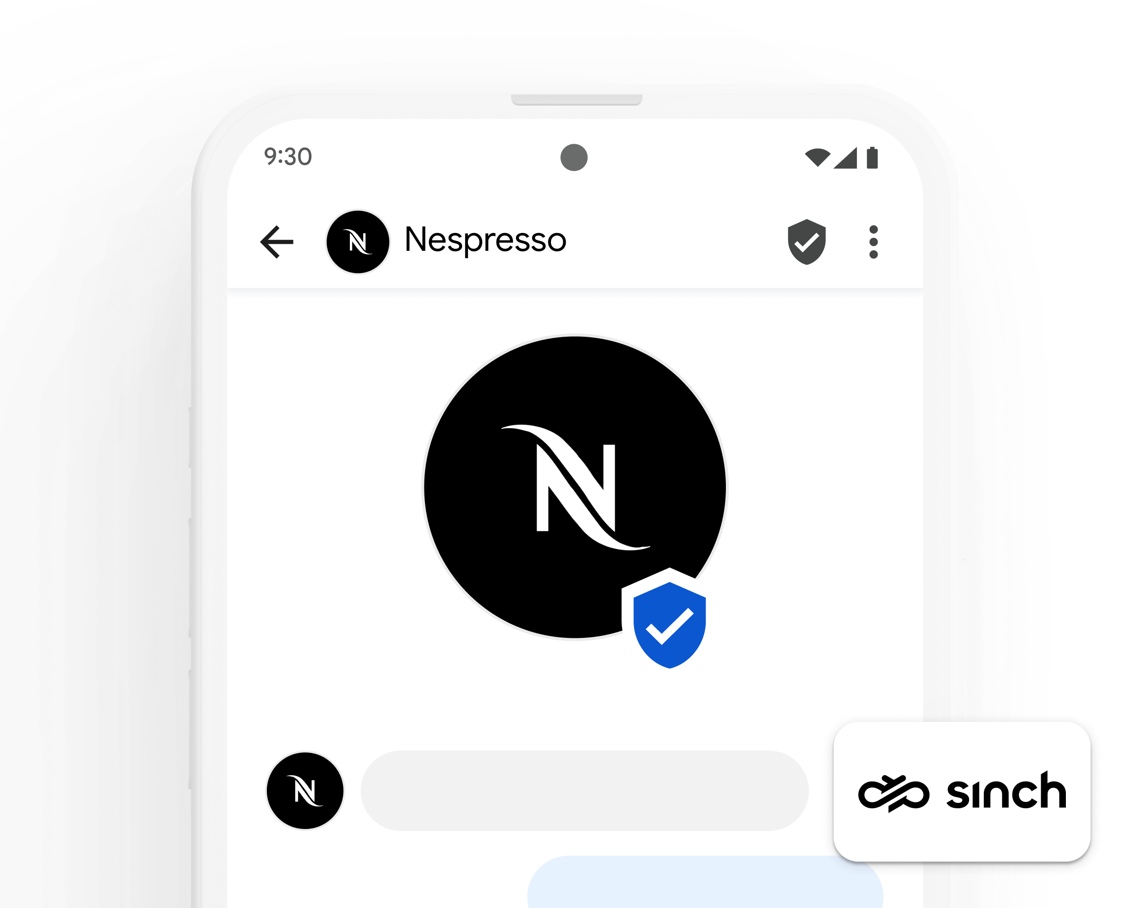 Mensajes RCS de Nespresso