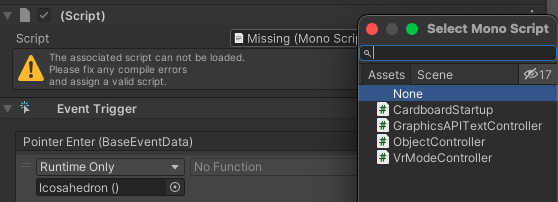 Skrip ObjectController Teks alternatif