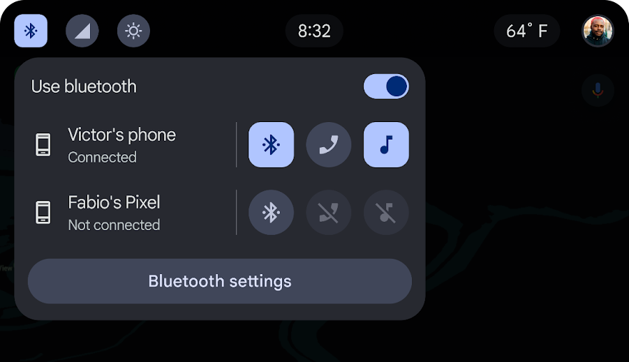 אמצעי בקרה של Bluetooth