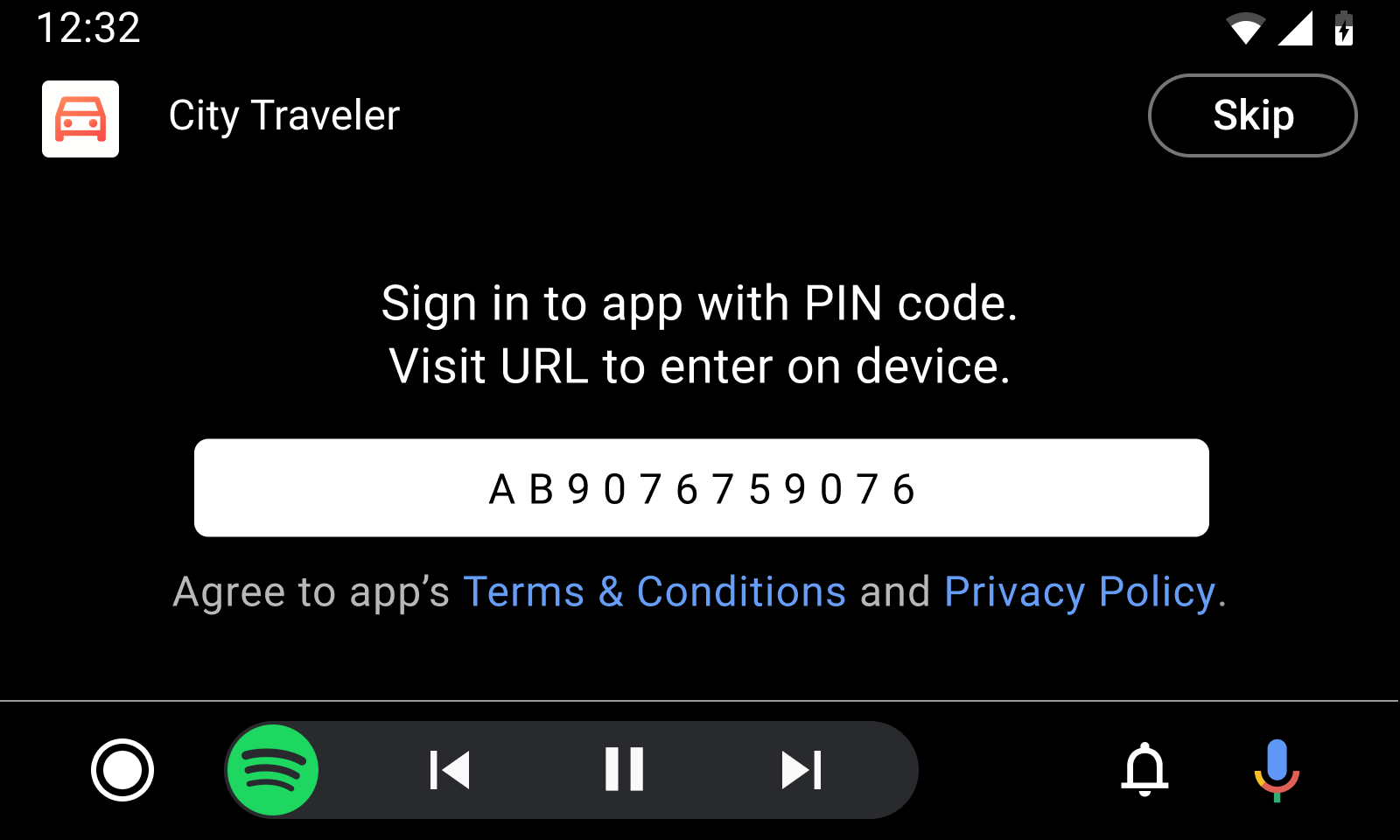 Sign-in with PIN